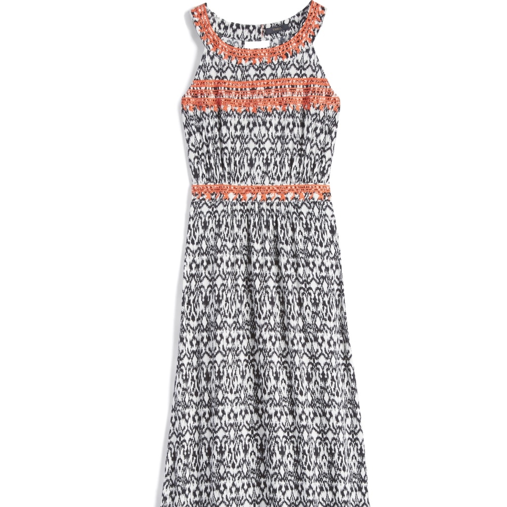 THML Jameson Embroidered Maxi Dress